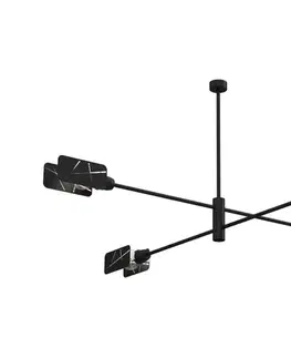 Svietidlá  Luster na tyči ASTRA 4xE27/60W/230V čierna MLP8679