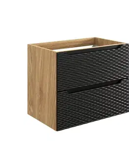 Skrinky do kúpeľne ArtCom Skrinka pod umývadlo OCEAN Black 82-70-2S | 70 cm