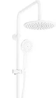Sprchy a sprchové panely MEXEN/S - KT40 Sprchový stĺp s termostatickou batériou bielej 771504093-20