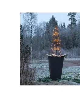 Vianočné dekorácie Eglo 411162 -LED Vonk. vianočný dekorácia 140xLED/0,066W/31V 90 cm IP44 teplá biela 411162