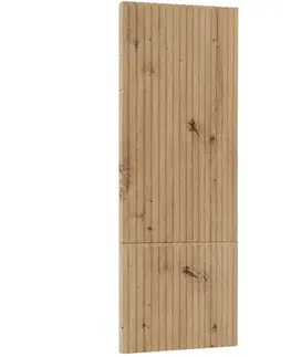 Kuchynské skrinky Čelo skrinky Luxeo F14-D60ZLN_D60RWN ryfla dub