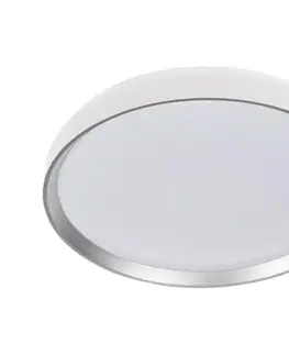 Svietidlá  46282-LED stmievateľné svietidlo LIXAN 65W/230V 3000-6500K priemer 48,6 cm biela/strieborná + diaľkové ovládanie 46282
