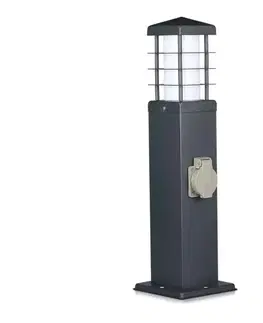 Predlžovacie káble  Vonkajšia lampa so zásuvkami 1xE27/13W/230V IP44 8822