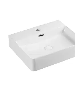 Umývadlá Mereo Umývadlo na dosku aj zavesenie s prepadom, Trino, 500x420x125 mm, keramické - pre zaslanie balíkom UC504212P