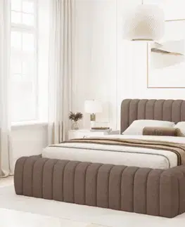 Postele ArtElta Manželská posteľ CARILLA s výklopným roštom | 160 x 200 cm Farba: Sola 18