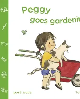 Leporelá, krabičky, puzzle knihy Peggy Goes Gardening - Tonka Uzu