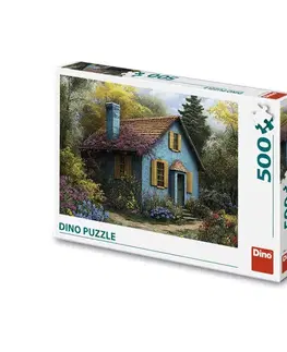 500 dielikov Puzzle Modrý domček 500 D