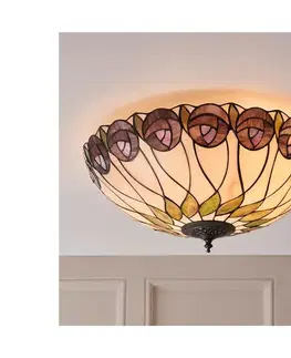 Svietidlá Endon 64173 - Stropné svietidlo Tiffany HUTCHINSON 2xE27/60W/230V, priemer 50 cm 64173