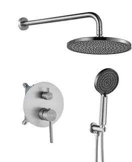 Sprchy a sprchové panely REA - Podomietková sprchová sada Foster Brush Nickel + BOX REA-P6440