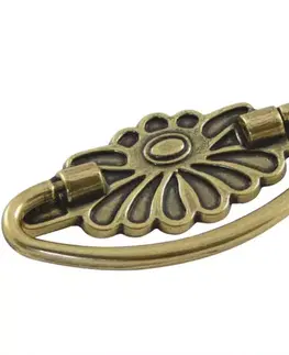 Úchytky a rukoväte Rukoväť retro ur026 patina/mosadz