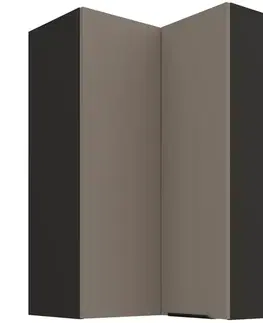 Kuchynské skrinky visiace Kuchynská skrinka Aria-TA/BL anti fingerprint 60X60 GN-90 2F (90°)