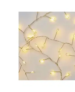 Vianočné osvetlenie  Lighting D3FW01 LED vianočná nano reťaz – ježko 2,4 m 3x AA vnútorná teplá biela časovač