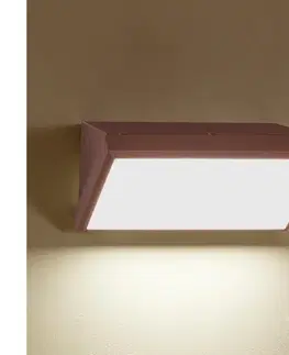 LED osvetlenie Brilagi - LED vonkajšie nástenné svietidlo TRIANGLE LED/20W/230V hnedá IP65 BRI549