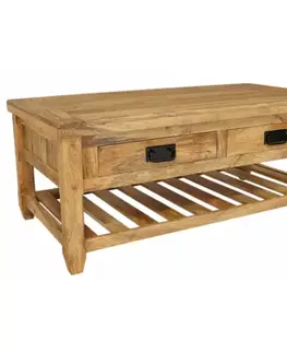 Konferenčné stolíky Konferenčný stolík Devi 110x45x60 indický masív mango