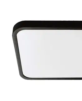 Svietidlá  LED Kúpeľňové stropné svietidlo LED/18W/230V 6500K IP44 25x25 cm čierna 76441