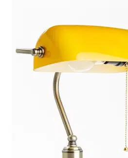 Lampy BRILAGI - Náhradné tienidlo k stolnej lampe BANK OFFICE oranžová L352-NS/HN