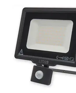 Záhradné lampy  LED Vonkajší reflektor so senzorom LED/50W/230V 6500K IP44 KFLNLC50ZBCZ