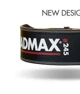 Opasky na cvičenie Opasok celokožený 245 Black - Mad Max Čierna M