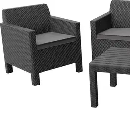 Záhradný nábytok ORLANDO + SMALL TABLE -Allibert