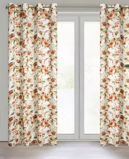 Závesy do spálne Záves MILA 140X250 na priechodkách 392695