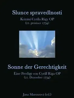 Náboženstvo - ostatné Slunce spravedlnosti / Sonne der Gerechtigkeit - Jana Maroszová
