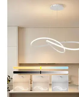 Svietidlá BRILAGI - LED stmievateľný luster na lanku INFINITY LED/80W/230V 80x80 cm biela + DO BRI909