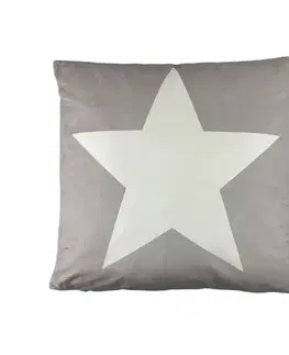 Dekoračné vankúše Vankúš Astra 04 svetlosivá/ecru 40x40 Merkury Home