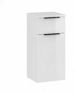 Skrinky do kúpeľne Artstolk Kúpeľňová skrinka LYON D30 S1 | biela
