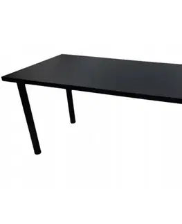 Kancelárske stoly Písací Stôl Top Čierna 136x66x2,8 Model 0