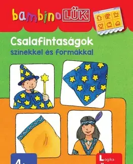 Príprava do školy, pracovné zošity Csalafintaságok színekkel és formákkal - BambinoLÜK