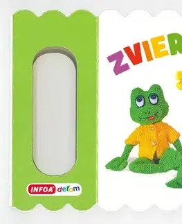 Leporelá, krabičky, puzzle knihy Obrázky z bavlnky: Zvieratká - Kolektív autorov