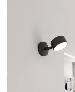 Svietidlá EMIBIG Nástenné svietidlo SORA 1xGX53/12W/230V čierna 1440/K1