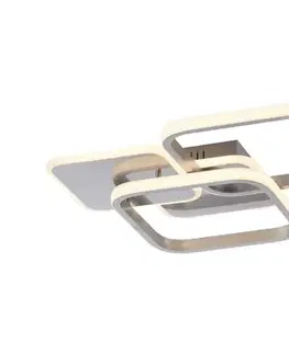 Svietidlá Leuchten Direkt 14117-55 - LED Stropné svietidlo LED/36W/230V matný chróm 14117-55