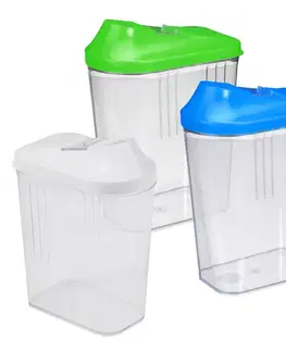 Dózy na potraviny MAKRO - Dóza umelá hmota s posuvným uzáverom 1L, rôzne farby