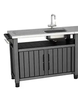 Záhradné stoly KETER Stôl UNION COOK 415l | grafit