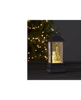 Vianočné dekorácie Eglo 411232 - Vianočná LED dekorácia VINTER LED/0,064W/3xAAA čierna 991-83