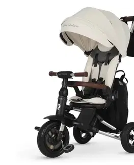 Trojkolky QPlay - Detská trojkolka 5v1 NOVA DELUXE béžová S702_Beige
