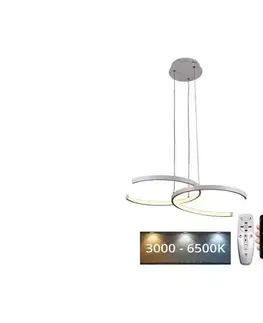 Svietidlá  LED Stmievateľný luster na lanku LED/50W/230V 3000-6500K + DO J4300/W