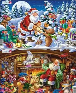 LARSEN puzzle Larsen Puzzle Puzzle Dedo Mráz a darčeky Larsen XC1-ZZ