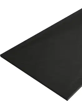 Vane MEXEN/S - Stone+ obdĺžniková sprchová vanička 160 x 80, čierna, mriežka zlatá 44708016-G