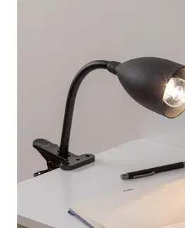 Lampy Atmosphera - Lampa s klipom SILY 1xE14/7W/230V čierna 116178A
