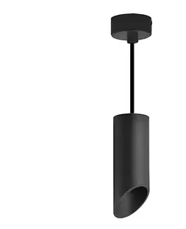 Svietidlá  Luster na lanku VALDA 1xGU10/30W/230V čierna SKU006959