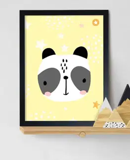 Obrazy do detskej izby Dekoračný detský obraz PANDA
