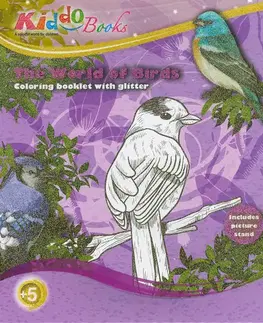 V cudzom jazyku Kiddo - The World of Birds with Glitter