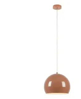 Svietidlá Markslöjd 108987 - Luster na lanku POP 1xE27/40W/230V priemer 28 cm hnedý 108987