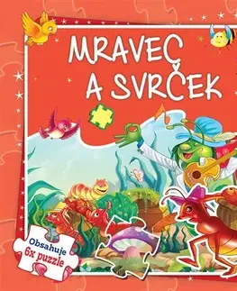 Leporelá, krabičky, puzzle knihy Mravec a svrček