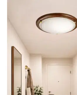 Svietidlá Brilagi - Stropné svietidlo ORBIS 1xE27/60W/230V, priemer 30 cm, borovica 63043