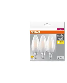 Žiarovky SADA 3x LED Žiarovka B40 E14/4W/230V 2700K - Osram 4058075819375