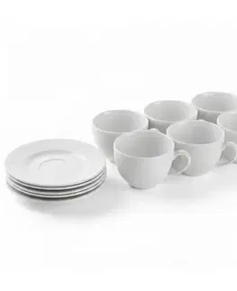 Bytové dekorácie Kávový servis Linen 12 ks 684949
