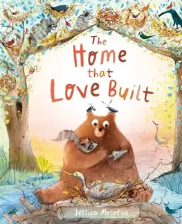 Leporelá, krabičky, puzzle knihy The Home That Love Built - Jessica Meserve